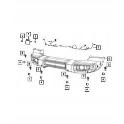 Moduł parkowania PDC GLADIATOR JT 4672768AE