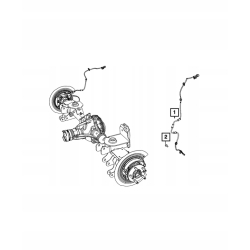 Czujnik Przewód ABS tylny most Wrangler JL 2018+ 68404545AB