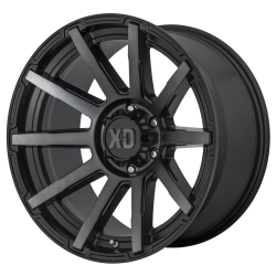 FELGA ALUMINIOWA 20X9 5X127.00 ET0 XD847 OUTBREAK SATIN BLACK/GRAY TINT - JEEP WRANGLER JL