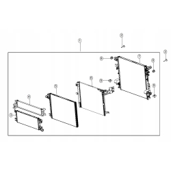 Chłodnica, chłodnice turbo WRANGLER JL 2.0T I 3.6