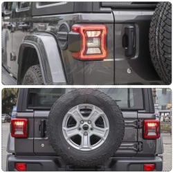 Nakładki lamp tylnych Jeep Wrangler JL / JLU