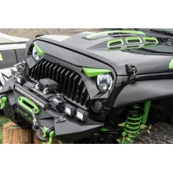 Boczne zapięcia maski aluminiowe Jeep Wrangler JL 2018+
