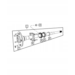 Zestaw naprawczy półosi tył MOPAR WRANGLER D44 D30 83503064