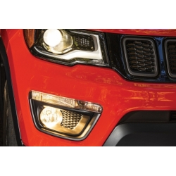 RAMKA HALOGENU ABS CZARNA PRAWA JEEP COMPASS II 17